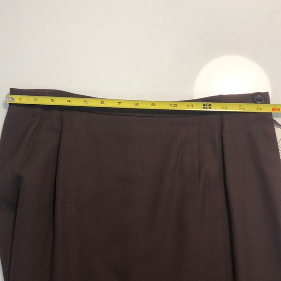 NWT Chocolate brown skirt. Size 12 - Picture 10 of 10